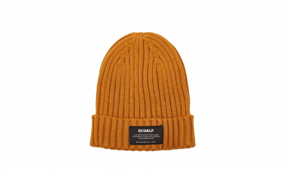 Vegane Mütze | ECOALF Thickalf Hat Mustard