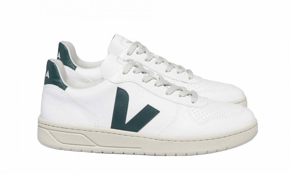 Veganer Sneaker | VEJA V-10 VEGAN WHITE BRITTANY