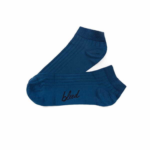 Vegane Socken | BLEED CLOTHING Tennis Lyocell (TENCELT) Sneaker Socken Blau
