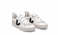Veganer Sneaker | VEJA Small V-10 Velcro CWL White Black