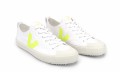 Veganer Sneaker | VEJA Nova Canvas White Jaune-Fluo